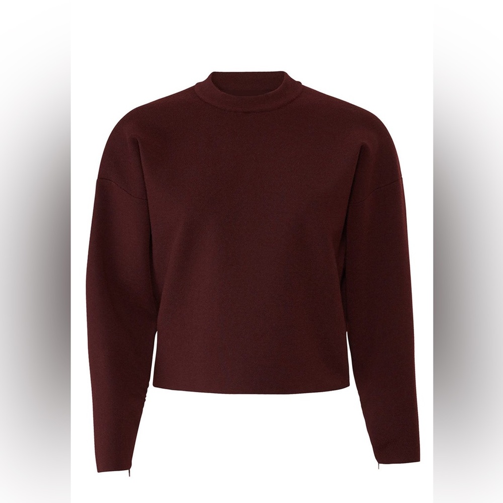 Tibi Sculpted Zip Sleeve Pullover